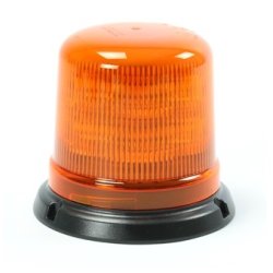 LED-Blink gult glas, 12-24V, fastmontering, 3 bolt.