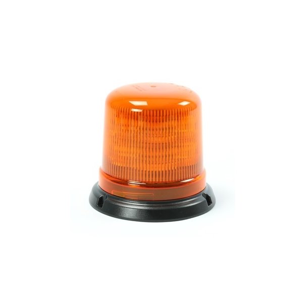 LED-Blink gult glas, 12-24V, fastmontering, 3 bolt.