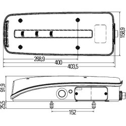 LED baglygte, MAN TGS/TGX 08> Venstre 24V