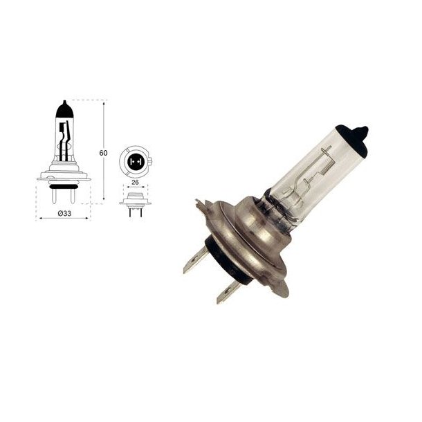 Halogen pre H7 24V/70W PX26D 1 stk. blisterpakket