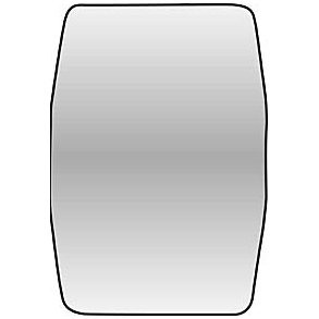 209 x 299 mm. Konveks spejlglas