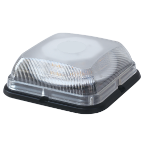 Firkantet LED blink, gul/bl�, 9-30V, 96W