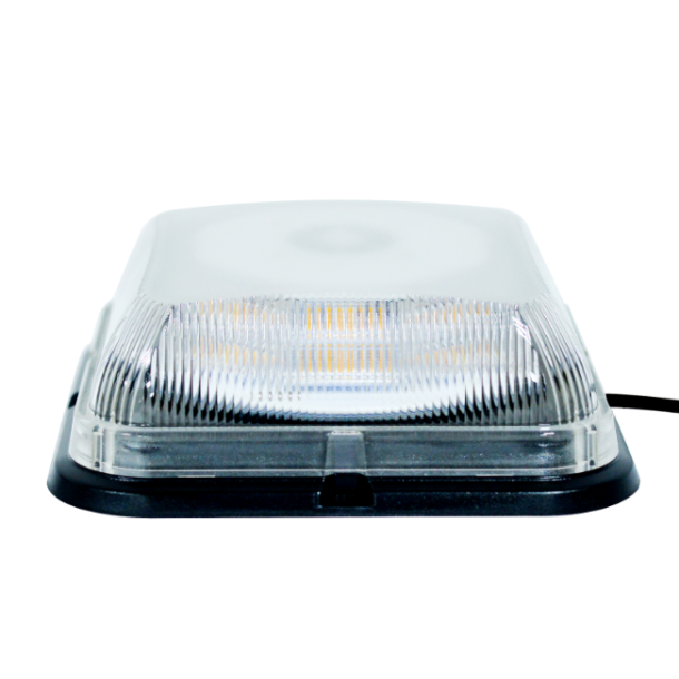 Firkantet LED blink, gul/bl, 9-30V, 96W