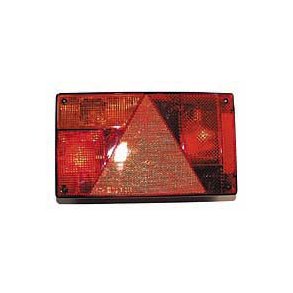 Baglygteglas med indbygget trekantrefleks h�jre 