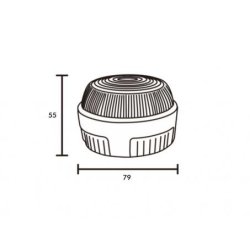 LP1 opmrksomhedsblink, LED 10-110V, Grn