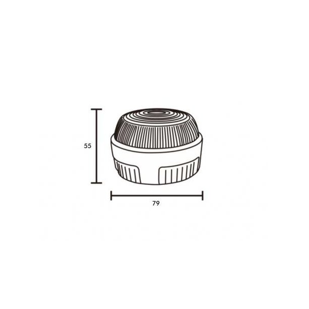 LP1 opmrksomhedsblink, LED 10-110V, Grn