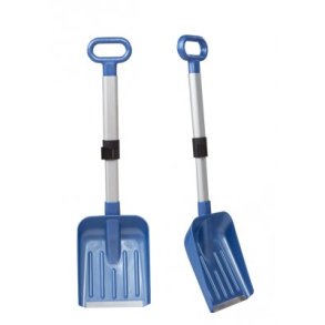 Sneskovl med teleskop skaft og alu-liste 77-101 cm. 