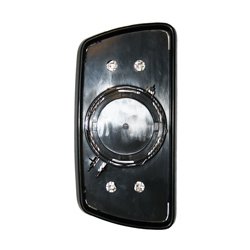 IVECO 04/2006> glas til hovedspejl Konveks 24V R1200 mm.