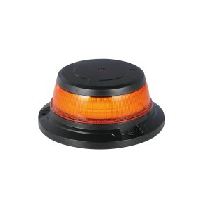 Kompakt LED blink, gult glas, 12/24V, planmonteret, CISPR class 5