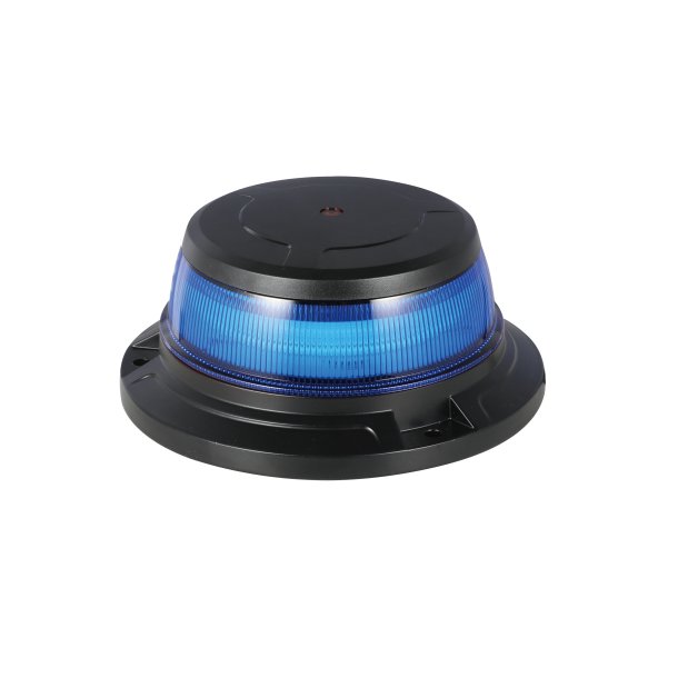 Kompakt LED blink, bl�t glas, 12/24V, planmonteret, CISPR class 5