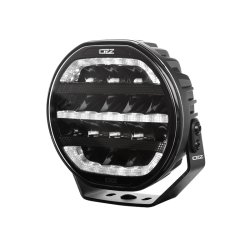 OZZ 9" fjernlygte med gult og hvidt positionslys, Ref. 50, Hvidt hus