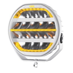 OZZ 9" fjernlygte med gult og hvidt positionslys samt blitz, Ref. 50, Hvidt hus