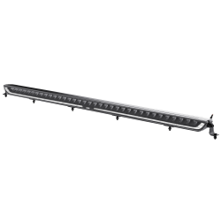 OZZ XB1 52" 132cm fjernlygtebar med orange og hvidt positionslys, Sort hus.