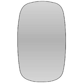 150 x 253 mm. strkt konveks spejlglas (R300) 