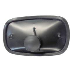 Vidvinkelspejl 24V med bolt og h�ndhjul St�rk konveks R300 mm.