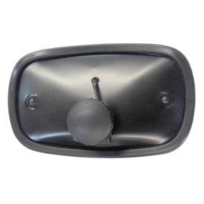 Vidvinkelspejl 24V med bolt og h�ndhjul St�rk konveks R300 mm.