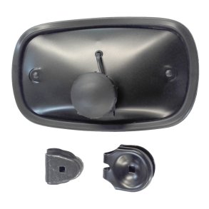 Vidvinkelspejl med 2 beslag St�rk konveks 24V