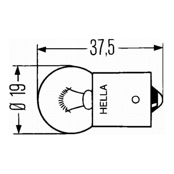 Signal pre 12V/10W R10W BA15S