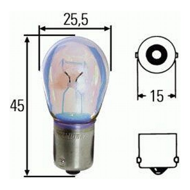 Signal p�re 24V/21W P21W BA15S Heavy Duty