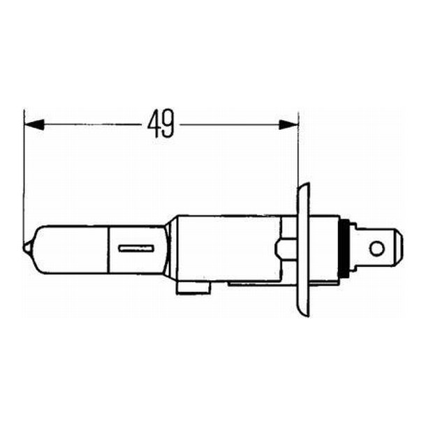 Halogen pre H1 12V/55W P14,5S Yellow light