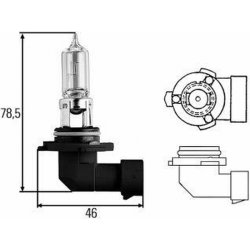 Halogen pre HB3 12V/60W P20D
