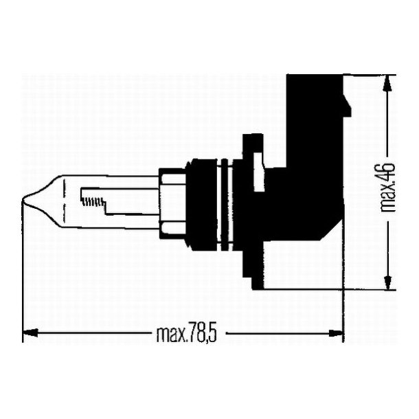 Halogen pre HB3 12V/60W P20D