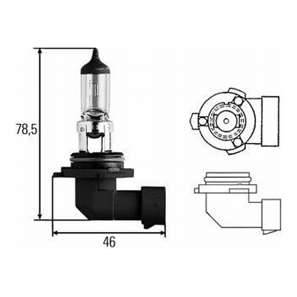 Halogen pre HB4 12V/51W P22D