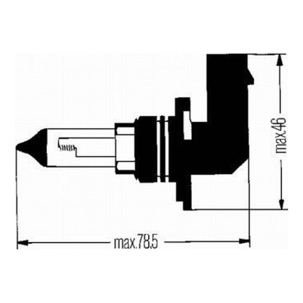 Halogen pre HB4 12V/51W P22D