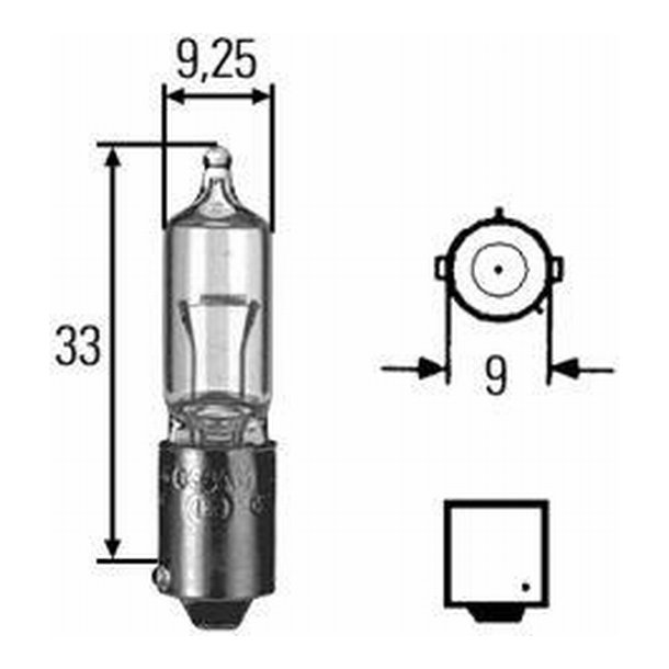 Signal p�re 24V/21W H21W BAY9S Heavy Duty