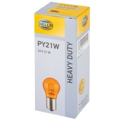 Signal p�re 24V/21W PY21W BAU15S Gul Heavy Duty
