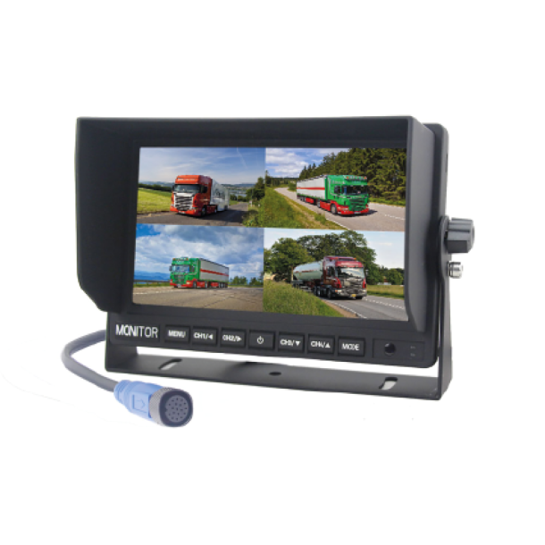 Kamera system 7" LCD skrm 12/24V