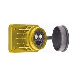 STIKDSE 2-polet NATO gul kunststof 24V (50 m2)