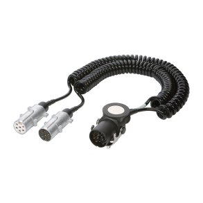 Spiralkabler og stik 24V