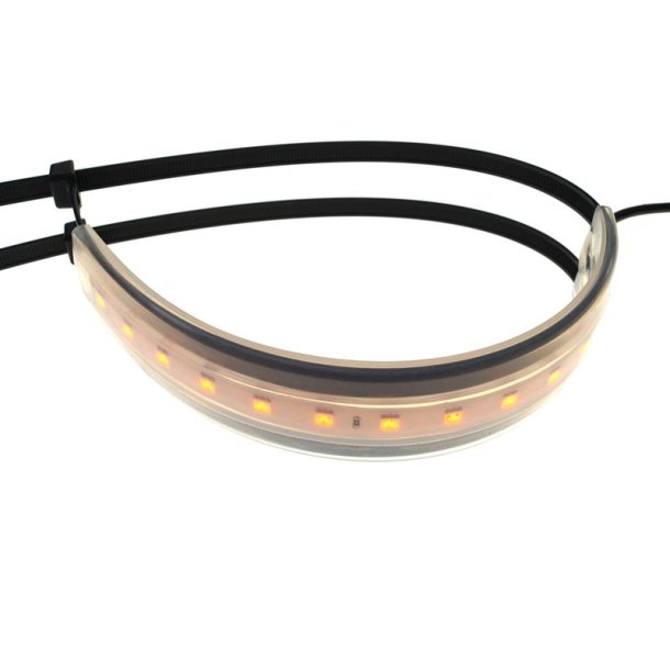 Fleksibel strip 24CM (opmrksomhedsblink), LED 24-30V, Gul