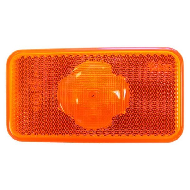 Volvo sidemarkeringslygte LED gul med refleks 24V