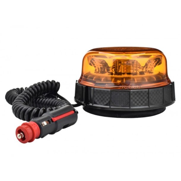 LED Advarsels blitzblink 10-30V magnet og sugekop