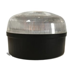LED Adv.lygte med magnet 9V batteri 