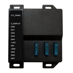 SW830 Kontrol panel, 8 kontakter m. rel, 4m kabel, 12/24V, A03-11130-00R