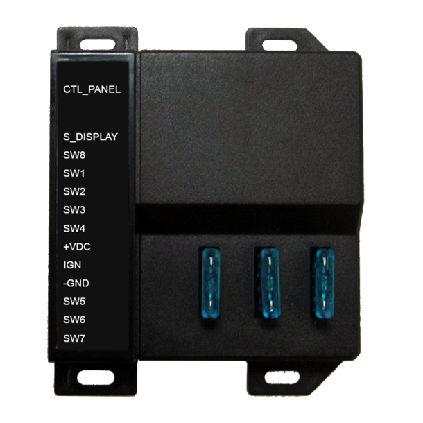 SW830 Kontrol panel, 8 kontakter m. rel, 4m kabel, 12/24V, A03-11130-00R