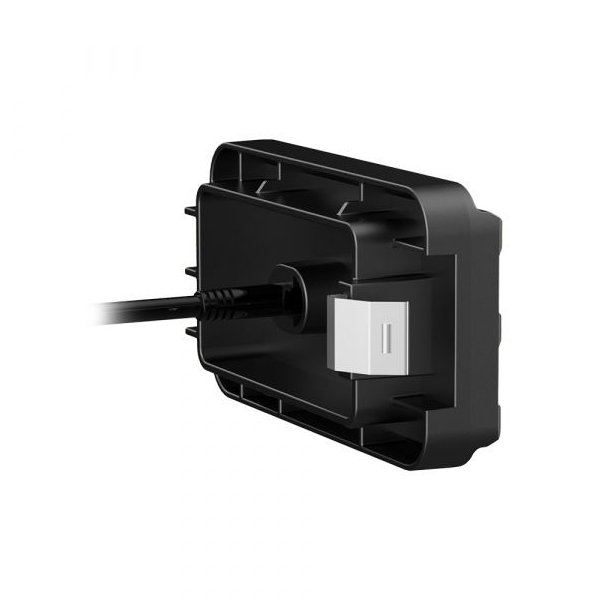 Gul LED markeringslygte med blinklys og gult advarselsblink. R65/R91, 3m/Click-in