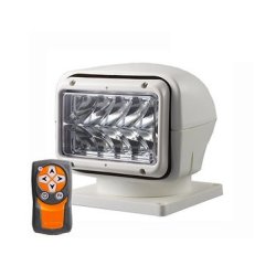 Sgelygte, 12/24v, hvid, fastmontering, LED, 50 w, trdls fjernbetjening, Venus