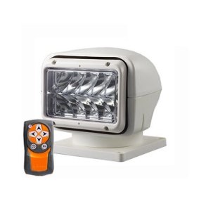 Sgelygte, 12/24v, hvid, fastmontering, LED, 50 w, trdls fjernbetjening, Venus