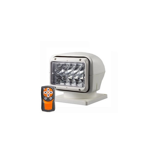 Sgelygte, 12/24v, hvid, fastmontering, LED, 50 w, trdls fjernbetjening, Venus