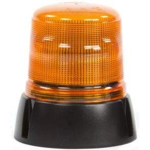 LED-Blink gul m. gult glas, fastmontering, H�j sokkel, 12-24V, R65, SAE