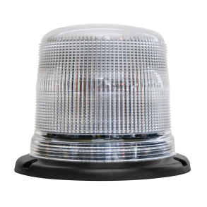 LED-Blink gul/bl m. klar glas, fastmontering, 12-24V, R65, SAE