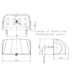 LED nummerpladelygte 12/24V