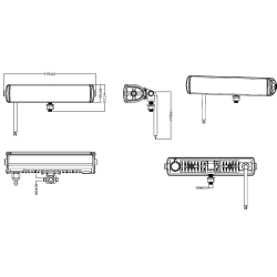 Singlebolt monteringsbeslag