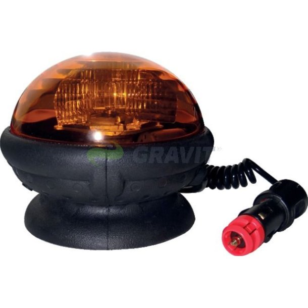 Halogen rotorblink, magnetmontering, 12v, 23w, rund model