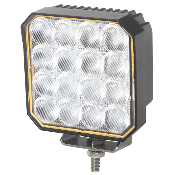 Arbejdslygte 16-LED, 50W, 5200 lm, 10-30V, Deutsch connector, DT stik med kontakt