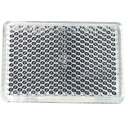 Refleks, 38 x 56 mm. Hvid, stk.